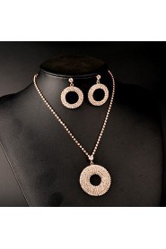 Women's Rhinestone Jewelry Set Rhinestone