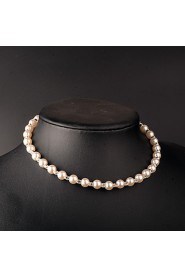 Women's Imitation Pearl Necklace Gift / Daily / Causal / Office & Career Imitation Pearl / Rhinestone