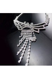 Women's Rhinestone Jewelry Set Rhinestone