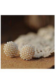 Elegant Mushroom Pearls Earring