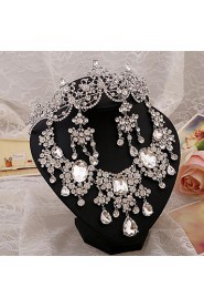 Women's Rhinestone Wedding Jewelry Set