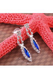 Jewelry Set Women's Wedding / Engagement / Birthday / Gift / Party / Special Occasion Jewelry Sets Alloy Rhinestone Necklaces / Earrings