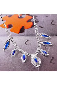 Jewelry Set Women's Wedding / Engagement / Birthday / Gift / Party / Special Occasion Jewelry Sets Alloy Rhinestone Necklaces / Earrings