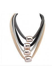 Multilayer Exaggerated Fashion Necklace Barrel