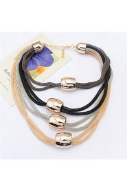 Multilayer Exaggerated Fashion Necklace Barrel