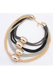 Multilayer Exaggerated Fashion Necklace Barrel