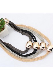 Multilayer Exaggerated Fashion Necklace Barrel