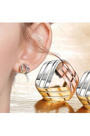 925 Sterling Silver Twist Earrings