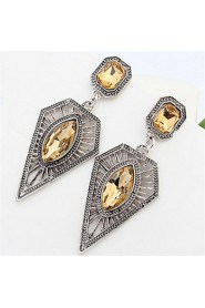 Fashion Square Hollow Triangle Earrings Jewels