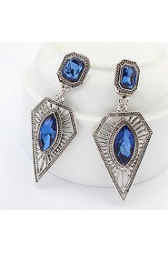 Fashion Square Hollow Triangle Earrings Jewels