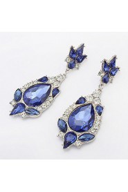 Fashion Flash Diamond Droplets Earrings Jewelry Street Beat Up People