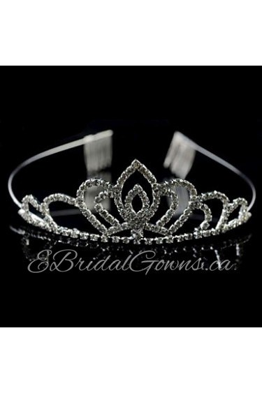 Bridal Wedding Princess Pageant Prom Crystal Tiara Crown Headband