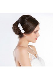 Women's Silk Headpiece-Wedding / Special Occasion Hair Combs