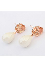 Drop Earrings Women's Imitation Pearl / Alloy Earring Imitation Pearl