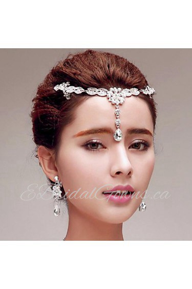Drip Pendant Rhinestones Wedding/Party Headpieces/Forehead Jewelry