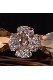 Leisure Fashion Women Alloy Barrette With Rhinestone Wedding/Party Headpiece