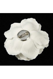 Delicate Satin Women's Corsage Brooch