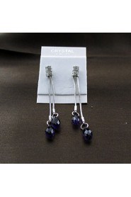 Jewelry Set Women's Wedding / Birthday / Gift / Party Jewelry Sets Alloy Crystal Necklaces / Earrings Silver