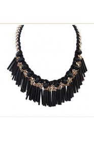 Stylish And Elegant Street Shooting Wild Tassel Necklace Jewelry