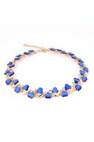 Classic gold-plated Necklace (necklace) (earrings)