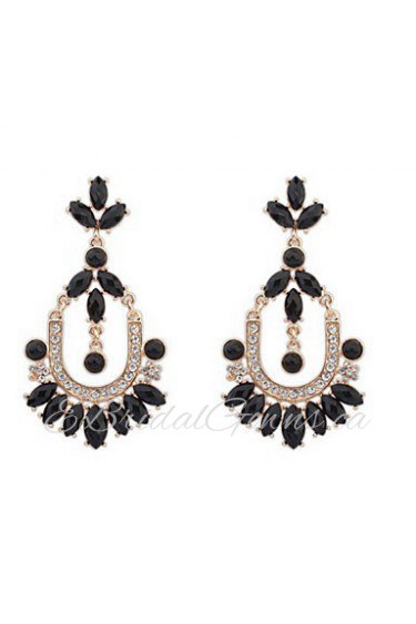 Accessories Star Gem Diamond Tassel Earrings Fashion Jewelry