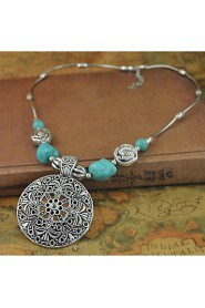 Women's Alloy Necklace Party/Daily Turquoise