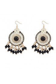 Bohemia Exaggerated Tassel Earrings Disc