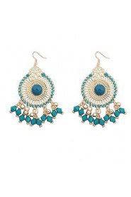 Bohemia Exaggerated Tassel Earrings Disc