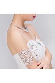 Bridal 's Rhinestone Crystal Wedding Arm Armlet Bracelet 1 Piece