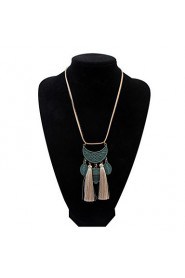 Bronze Tassel Owl Necklace Accessories