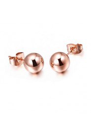 Women's Light bead Stud Earrings