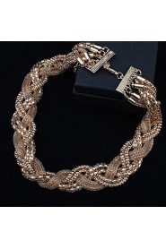 Metal Braided Necklace Big Necklace Exaggerated Accessories