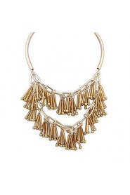 Big Exaggerated Fashion Tassel Necklace Bars