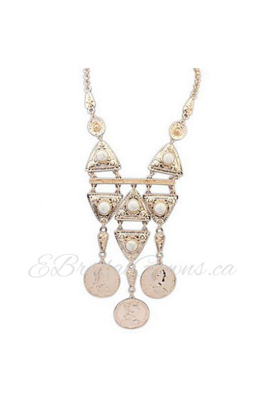 Western Fashion Princess Tassel Necklace Round