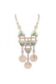 Western Fashion Princess Tassel Necklace Round