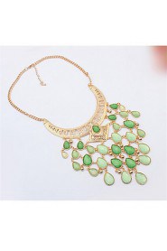 Fashion Tassel Water Drops Necklace Fine Jewelry