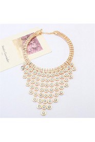 Dot Small Fresh Big Fashion Gem Tassel Necklace