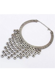 Dot Small Fresh Big Fashion Gem Tassel Necklace