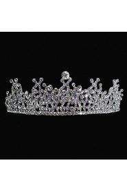 Women's / Flower Girl's Alloy Headpiece-Wedding Tiaras Round