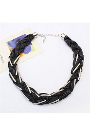 Stylish Atmosphere Braided Necklace Necklace Wild