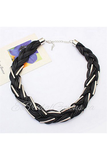 Stylish Atmosphere Braided Necklace Necklace Wild