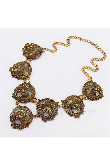 Fashion Exaggerated Lion Head Necklace