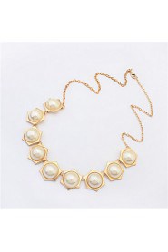 Fashion Diamond Pearl Necklace Wild Accessories