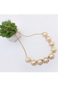 Fashion Diamond Pearl Necklace Wild Accessories