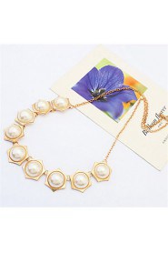 Fashion Diamond Pearl Necklace Wild Accessories