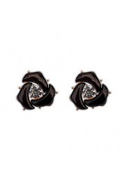 Newly Arrival Fashion Jewelry Accessories Rose Shaped Woman Earrings