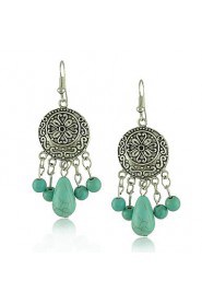 Drop Earrings Women's Alloy Earring Turquoise