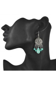 Drop Earrings Women's Alloy Earring Turquoise