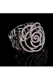 Women's Cuff Bracelet Alloy Rhinestone