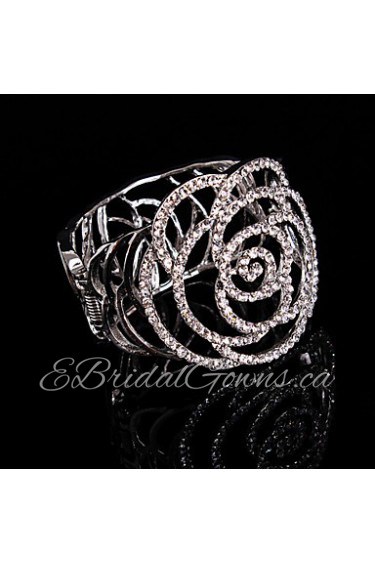 Women's Cuff Bracelet Alloy Rhinestone